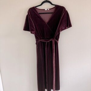 Gap Velour Maternity Dress